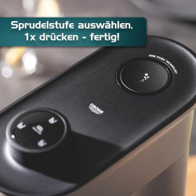 Стартовий набір газогенератора GROHE Blue Fizz, 3 рівні для газованих вод, без балона з CO2