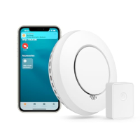 Detector de humo inteligente Meross: compatible con Apple HomeKit, Alexa, SmartThings, autodiagnóstico