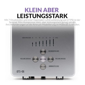 Gaahleri Ambition GTS-06 Airbrush Set with Compressor and Air Control
