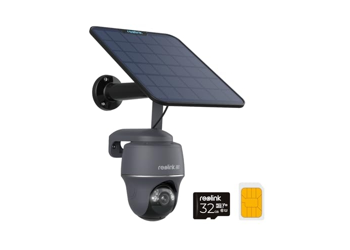 Reolink Solar Überwachungskamera, 4K, 360° PT, Nachtsicht, KI, 32GB SD Reolink Solar Überwachungskamera, 4K, 360° PT, Nachtsicht, KI, 32GB SD