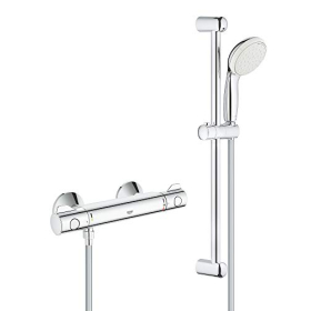 Grohe Grohtherm 800 Shower Set 1/2″ Connection, Elegant Chrome Design