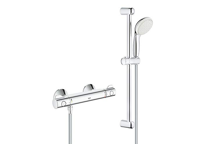 Grohe Grohtherm 800 Shower Set 1/2″ Connection, Elegant Chrome Design Grohe Grohtherm 800 Shower Set 1/2″ Connection, Elegant Chrome Design