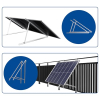 BENY Balcony Power Station Bracket 120 cm, adjustable for solar modules, 2 pairs
