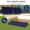 BENY Balcony Power Station Bracket 120 cm, adjustable for solar modules, 2 pairs