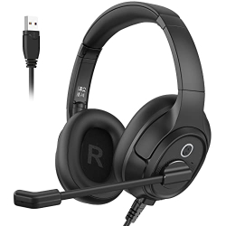 EKSA H2 USB-Headset mit Mikrofon, Office-PC-Headset mit ENC-Mikrofon