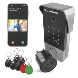 Видеодомофон EMOS GoSmart Full HD 2 MP с Ethernet-подключением и RFID-меткой