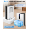 Electric dehumidifier 2 L, quiet sleep mode 27 dB, with timer and drain hose