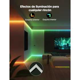 Govee 10m RGBIC LED light strip with app, Alexa & Google Assistant control