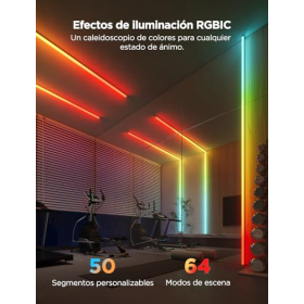 Govee 10m RGBIC LED light strip with app, Alexa & Google Assistant control