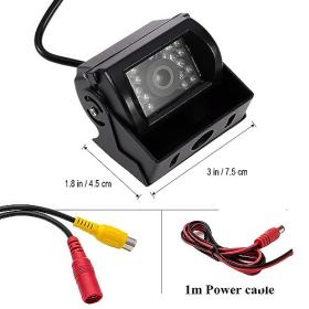 Cámara de visión trasera Riloer HD 9-36V IP67 con visión nocturna