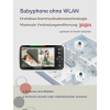 HelloBaby Babyphone mit Kamera – 5" Display, Nachtsicht & 2-Wege-Audio, 305 m Reichweite