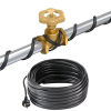 H&G Lifestyles 26 W/m heating cable, 5 m, self-regulating, for gutters and pipes, 230V