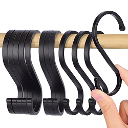 ACMETOP 12 pieces S-hooks made of aluminum