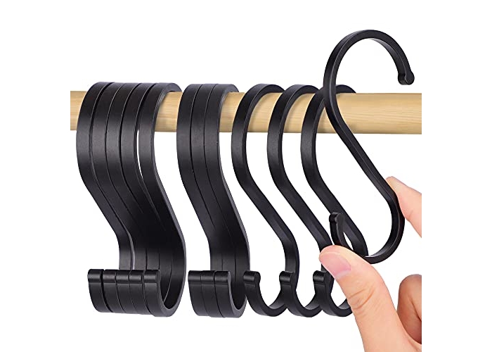 ACMETOP 12 pieces S-hooks made of aluminum ACMETOP 12 pieces S-hooks made of aluminum