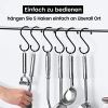 ACMETOP 12 pieces S-hooks made of aluminum