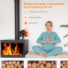 Вентилятор для камина Jumoking с 6 лопастями - бесшумный вентилятор без электричества для дровяных и пеллетных печей