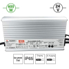 Fuente de alimentación LED MEAN WELL HLG-600H-24A 600W, IP65, voltaje y corriente ajustables