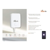 Hom-io – Controlador y regulador de intensidad LED RGBW WiFi, 12 V/24 V, 100 W, con app y control por voz