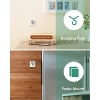 hoyiours Termómetro higrómetro para el hogar, paquete de 3 mini medidor de temperatura y humedad, monitor, termómetro digital, higrómetro para el hogar, oficina, dormitorio, habitación del bebé, diseño blanco