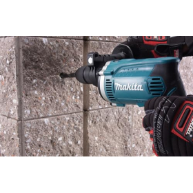 Makita HP1631KX3 impact drill 710 W with 13 mm chuck and accessory set
