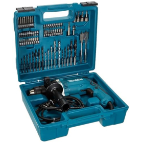Makita HP1631KX3 impact drill 710 W with 13 mm chuck and accessory set