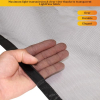 HOOMEE Magnetische Mückentür, Selbstschließend, Schwarz 90x200 cm