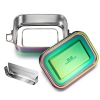 G.a HOMEFAVOR Stainless Steel Bento Box Leak-proof Metal Lunch Box 800ml