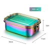 G.a HOMEFAVOR Stainless Steel Bento Box Leak-proof Metal Lunch Box 800ml