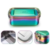 G.a HOMEFAVOR Stainless Steel Bento Box Leak-proof Metal Lunch Box 800ml