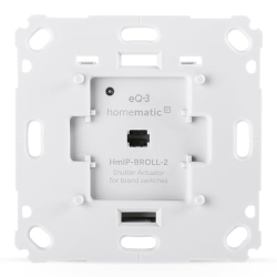Homematic IP roller shutter actuator for branded switches, Smart Home