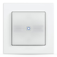 Actuador de conmutación Homematic IP Smart Home con señal luminosa, botones iluminados y control mediante app, Alexa y Google Assistant
