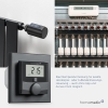 Homematic IP wall thermostat with output for company switch