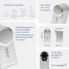 Cerradura de puerta inteligente Homematic IP, control por voz y aplicación, color plata
