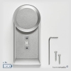 Cerradura de puerta inteligente Homematic IP, control por voz y aplicación, color plata