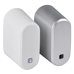 Sensor de cerradura de puerta Homematic IP 155475A0 de 3 V con cubierta plateada – Control de seguridad inteligente