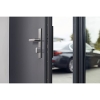 Homematic IP 155475A0 Sensor de cerradura de puerta 3V con tapa plateada - Control de seguridad inteligente