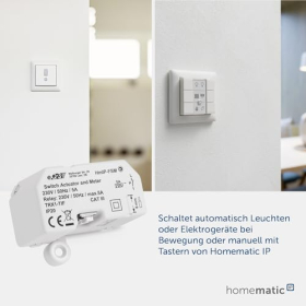 Вбудований актуатор Homematic IP для перемикання споживачів і вимірювання споживання енергії