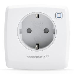 Розумна розетка, вимірювання, керування за допомогою застосунку Homematic IP, Alexa, Google Assistant, енергозберігаючий адаптер