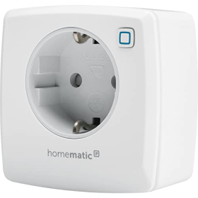 Enchufe inteligente, medición, control mediante la aplicación Homematic IP, Alexa, Google Assistant, adaptador de ahorro de energía