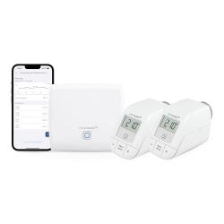 Kit de inicio Homematic IP Smart Home Calefacción, control digital, compatible con Alexa y Google Assistant