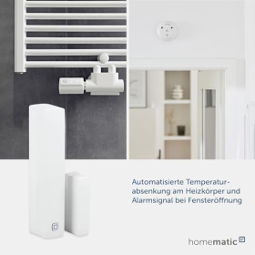 Homematic IP Smart Home: Віконний та дверний контакт з магнітом для економії енергії та керування через додаток
