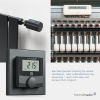 Homematic IP Smart Home - Termostato de pared con sensor de humedad
