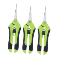 Gartenscheren Set 3-teilig, Edelstahl und Carbonstahl, Kunststoffgriffe