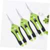 Gartenscheren Set 3-teilig, Edelstahl und Carbonstahl, Kunststoffgriffe