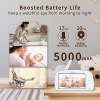 Teble Babyphone mit Kamera, 5,5" HD Display, Nachtsicht & Audio