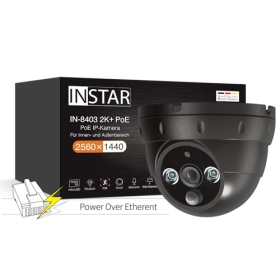 INSTAR PoE Surveillance Camera – 2K+, AI, PIR & Night Vision
