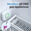 Газодетектор Shelly GAS CNG WLAN з сигналізацією та вихідним клапаном