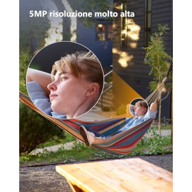 Imou 5MP WiFi Outdoor Camera with Smart Tracking, 3K Color Night Vision, 360°