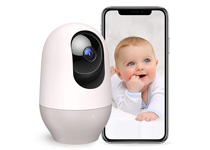 Nooie 360-градусная Wi-Fi радионяня с HD-камерой 1080P, ночным видением и отслеживанием AI, совместимость с Alexa Nooie 360-градусная Wi-Fi радионяня с HD-камерой 1080P, ночным видением и отслеживанием AI, совместимость с Alexa