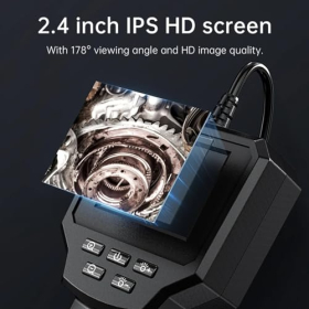 Cámara endoscópica portátil IPS de 2,4", cámara de inspección Explorer, endoscopio IP67 de 8 mm, tubo de inspección de 1 m